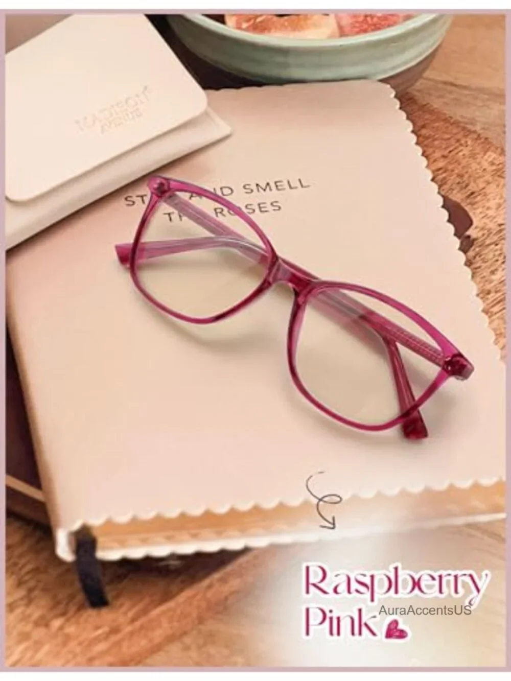 Vintage Square TR90 Blue Light Blocking Reading Glasses for Women